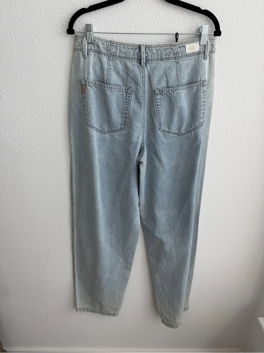 NWT PAIGE Bella Pleat Trouser Pants Size 28